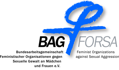 Logo BAG FORSA - Bundesarbeitsgemeinschaft Feministischer Organisationen gegen Sexuelle Gewalt an Mädchen und Frauen e.V.