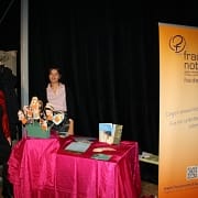 Informationsstand des Frauennotrufs Heidelberg