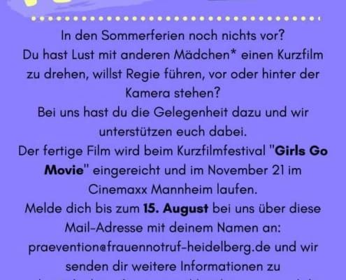 Flyer zur Ferienaktion