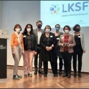 Personen bei der LKSF-Eröffnungsfeier