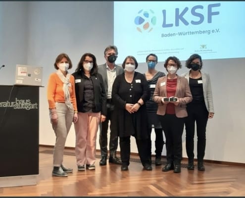 Personen bei der LKSF-Eröffnungsfeier