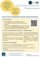 Flyer zur Online-Befragung Flyer zur Online-Befragung: Sexualisierte Gewalt in der evangelischen Kirche und Diakonie