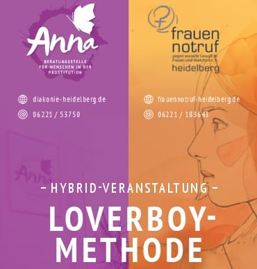 Flyer zur Veranstaltung Loverboy-Methode