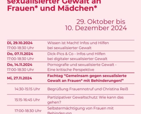 Programm digitale Vortragsreihe 2024